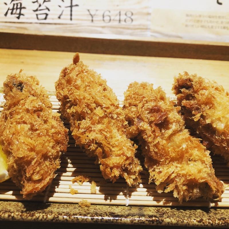 カキフライ定食(金沢かつぞう )