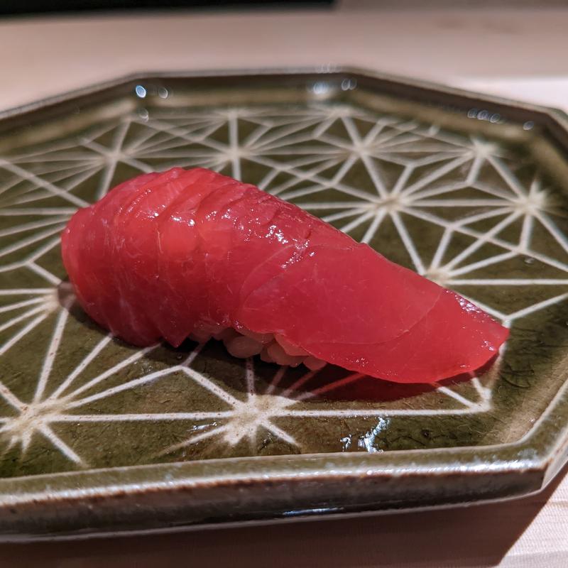 赤身漬け(鮨 若尊)