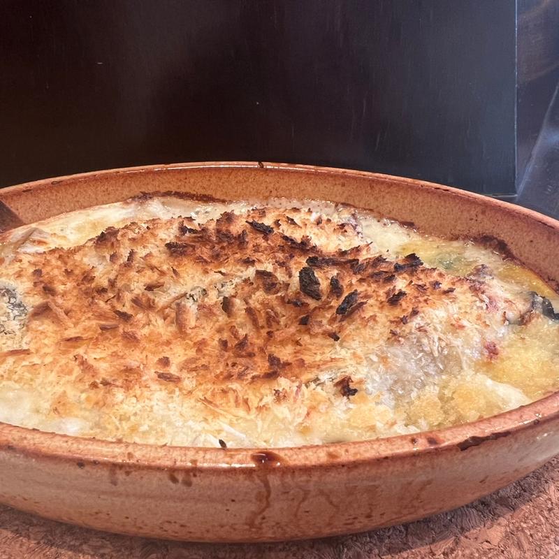 牡蠣のグラタン(ピッコロボスコ)