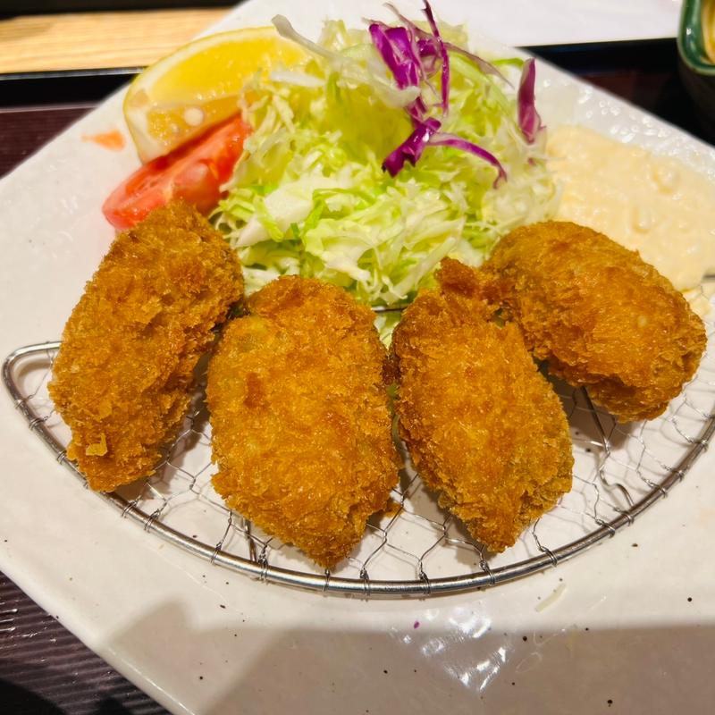カキフライ定食(大かまど飯 寅福 イオンモール幕張新都心店)