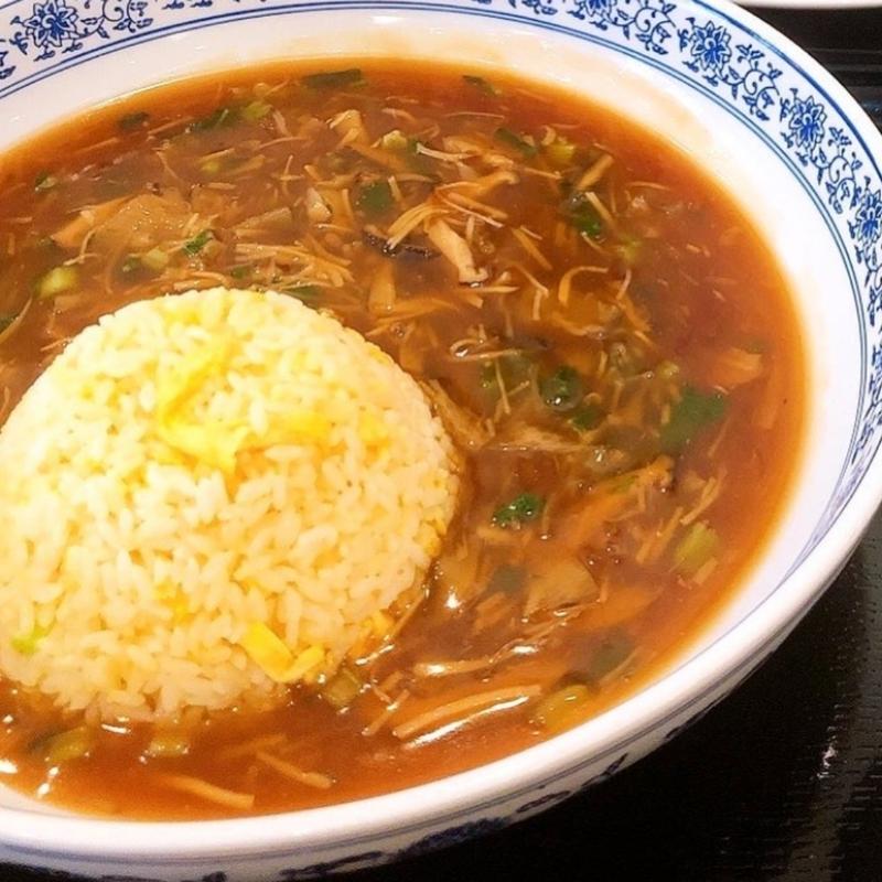 フカヒレあんかけチャーハン(香港料理 蘭 西荻窪店)