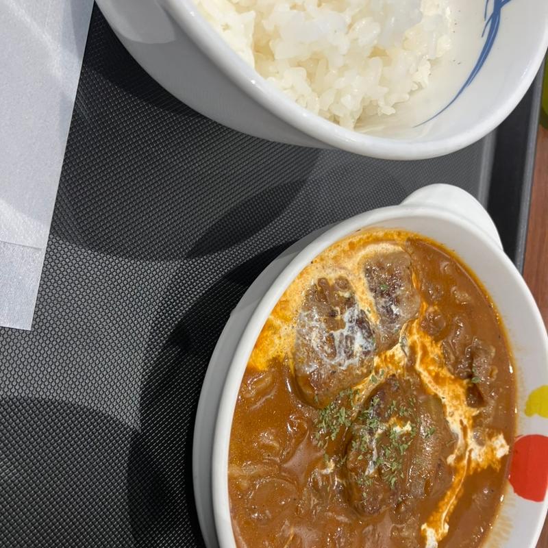 カットステーキのビーフストロガノフ(松屋 長久手店 )