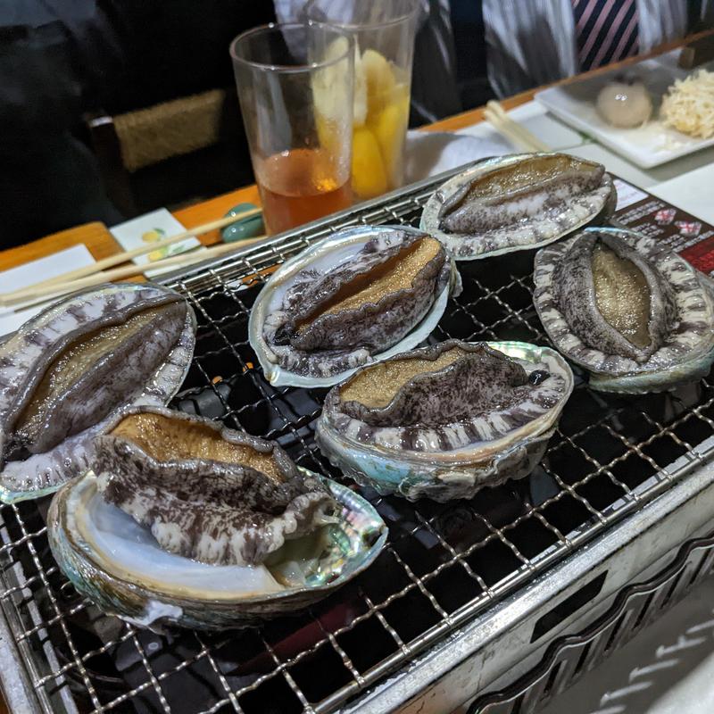 アワビの踊り焼き(あわび亭 （あわびてい）)