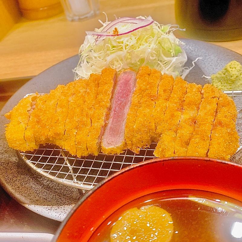 牛サーロインカツ膳(牛カツ京都勝牛 ダイバーシティ東京プラザ店)