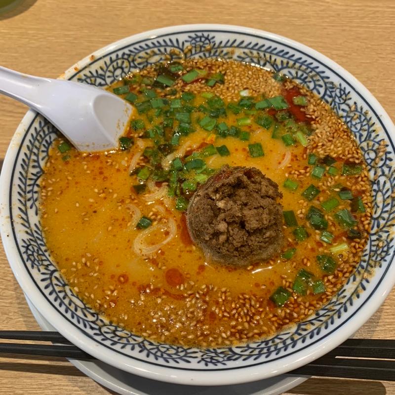 白胡麻坦々麺(丸源ラーメン 田辺店)
