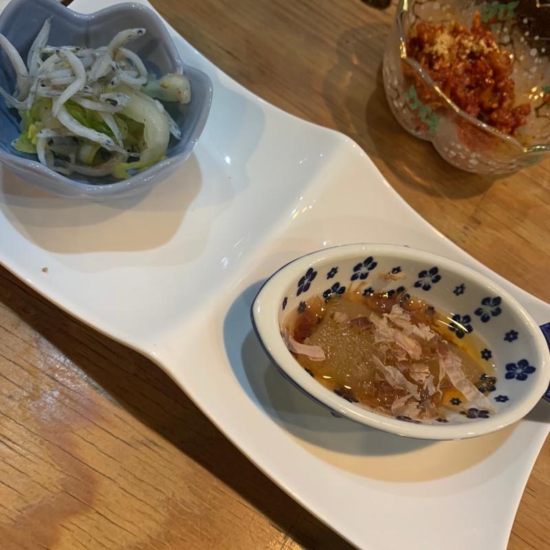 つきだしメニュー(産直浜焼　紀州七福神 )