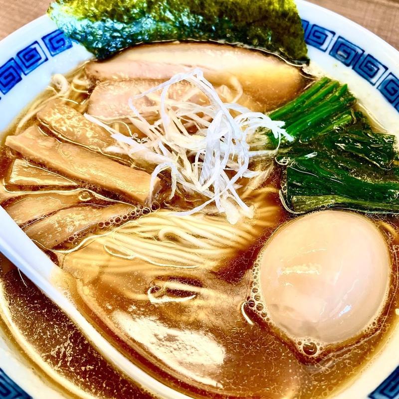 煮干し中華そば 味玉(東大和ラーメン 大冬樹)