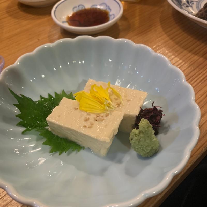 生湯葉のお刺身(ここら屋 先斗町店)