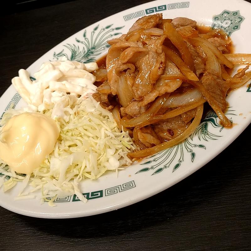 生姜焼き 単品(日高屋 笹塚観音通店)