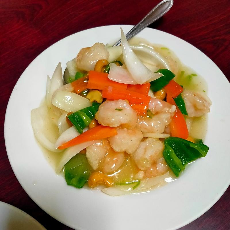 カシューナッツとえび炒め(林商 )