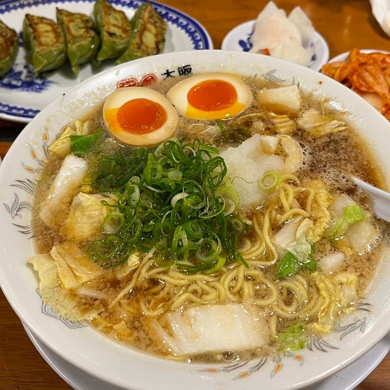 白菜肉醤油ラーメン(大阪ふくちぁんラーメン 枚方店)