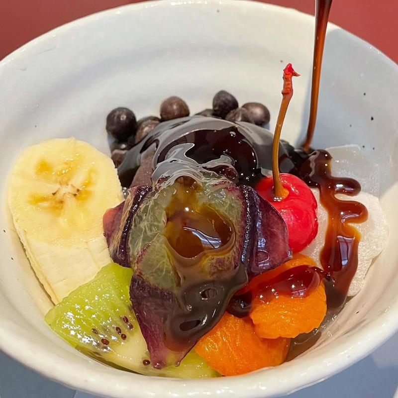 あんみつ(追分だんご本舗)