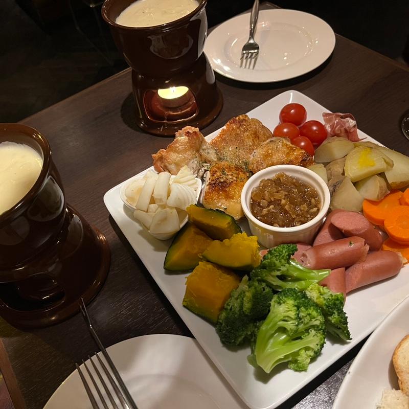 チーズフォンデュコース(シャンパンバー プルミエ)