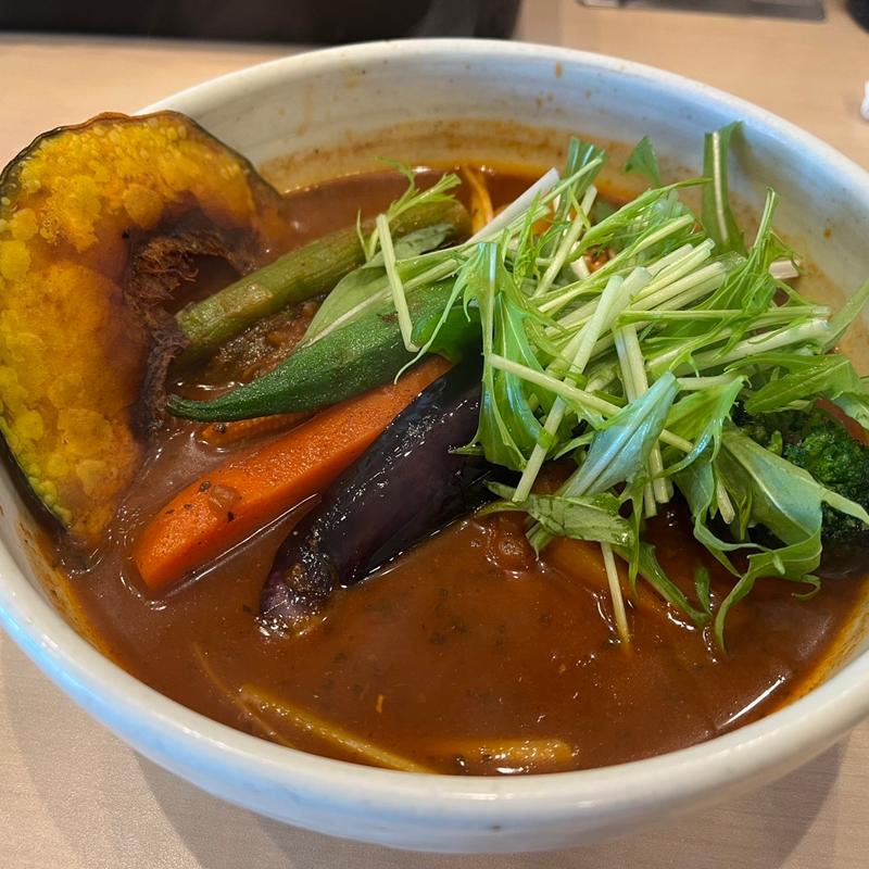 ハンバーグベジタブルカリー(スープカリーNeco)