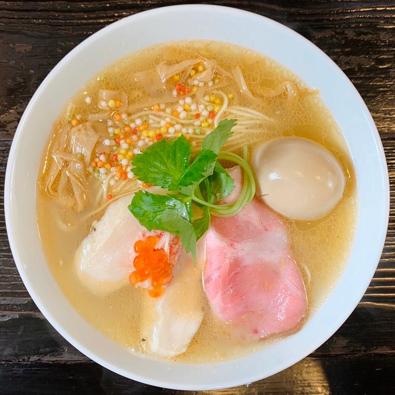 渡り蟹の潮そば(中華そば　向日葵 )