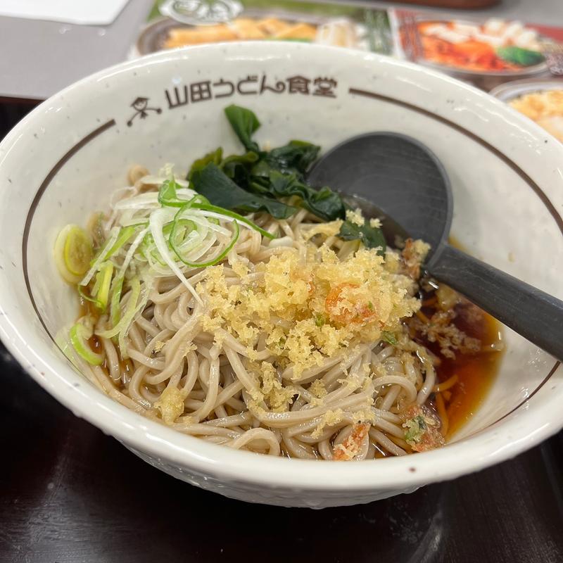 冷たぬきそば(山田うどん食堂 水上公園店)