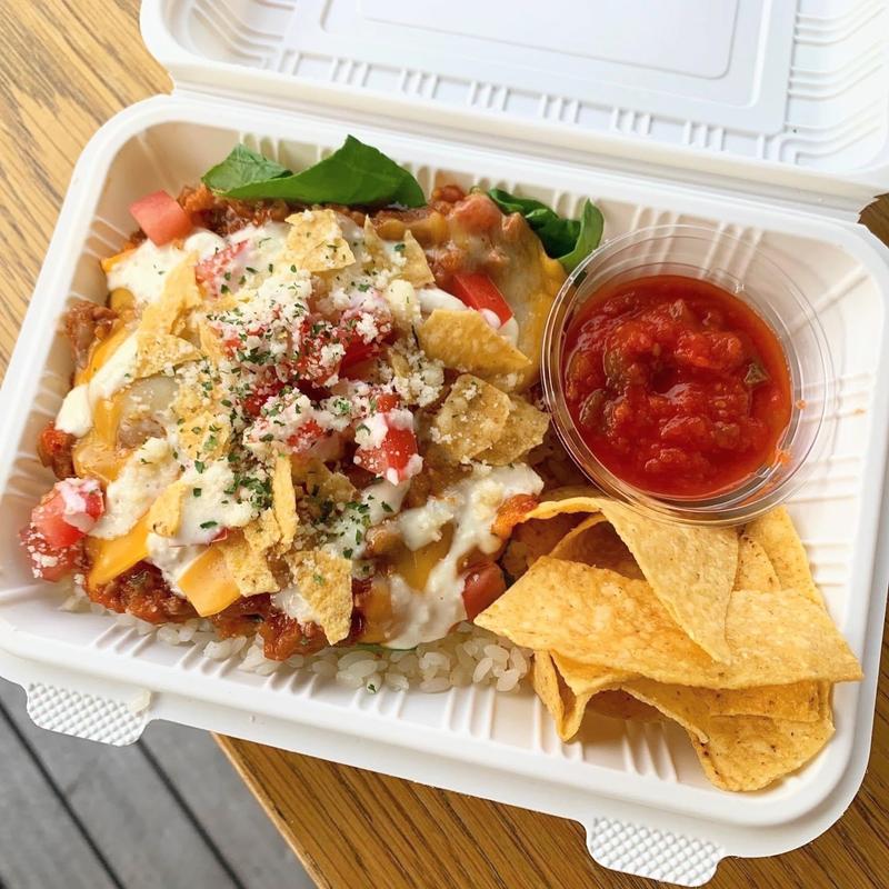 3種チーズのスパイシータコライス(ラクレット×ラクレット)