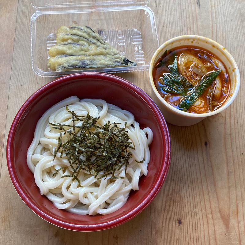 旨辛つけうどん(うどん屋 どん伝)