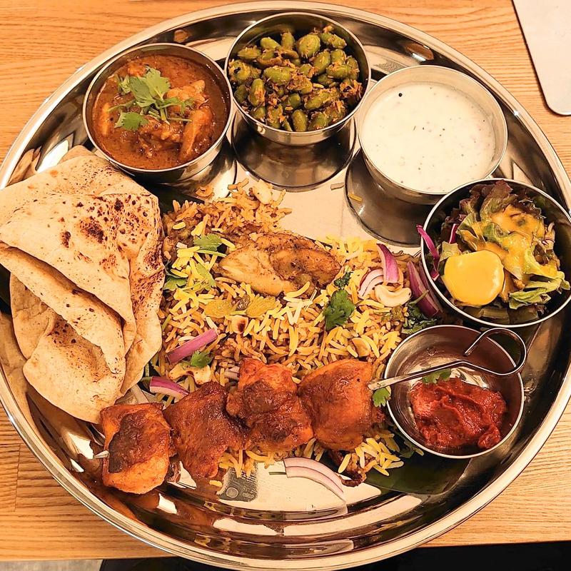 チキンビリヤニターリーセット(エリックサウス高円寺カレー＆ビリヤニセンター)