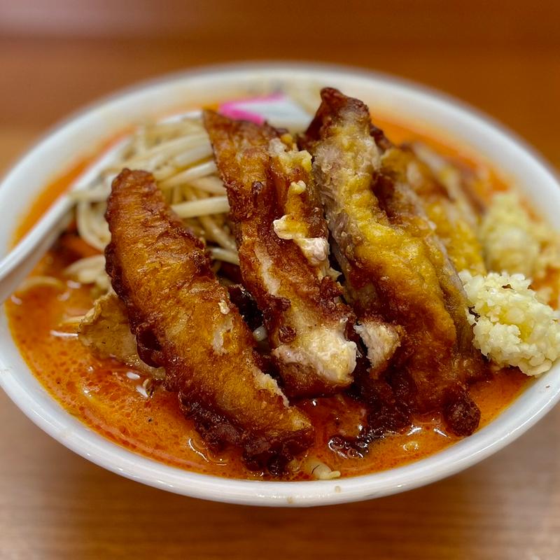 辛い排骨タンメン(極濃タンメンフタツメ富士店)