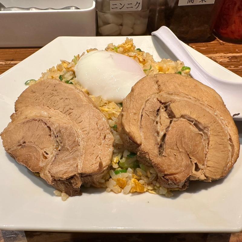 チャーシューエッグ炒飯(博多ラーメン　龍ノ髭　 宇都宮店 )