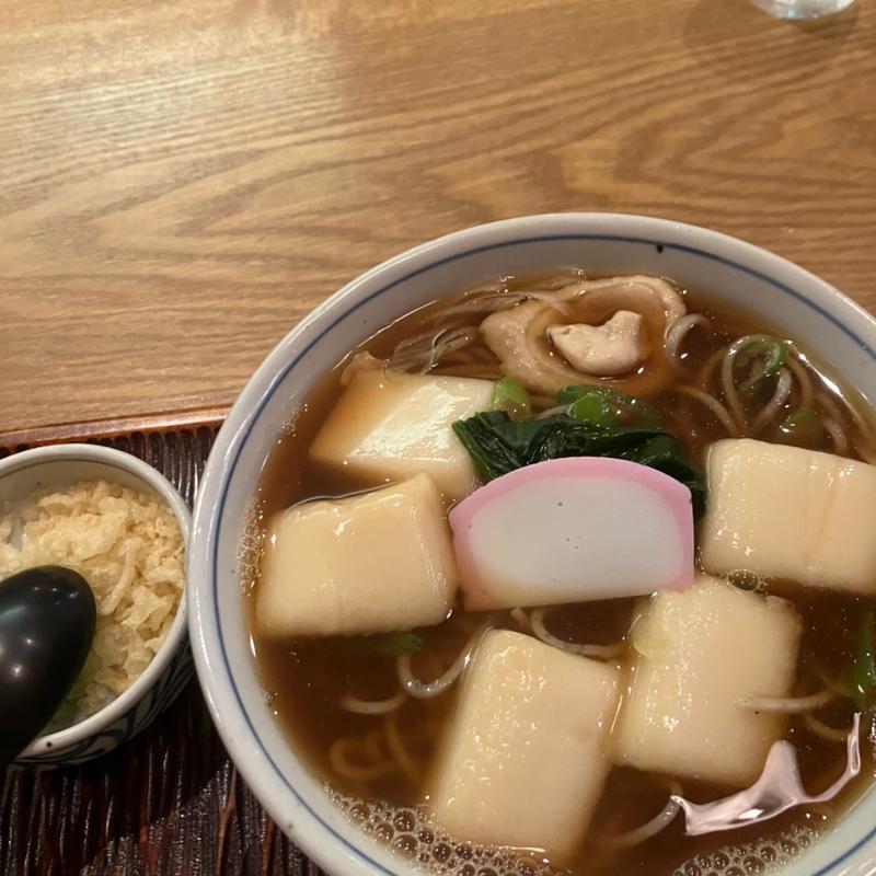 雑煮そば(そばとお酒 八雲 地下街オーロラタウン店)