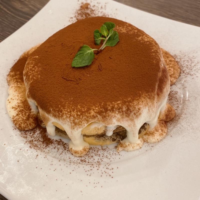 ティラミスパンケーキ(さかい珈琲 京都園部店)