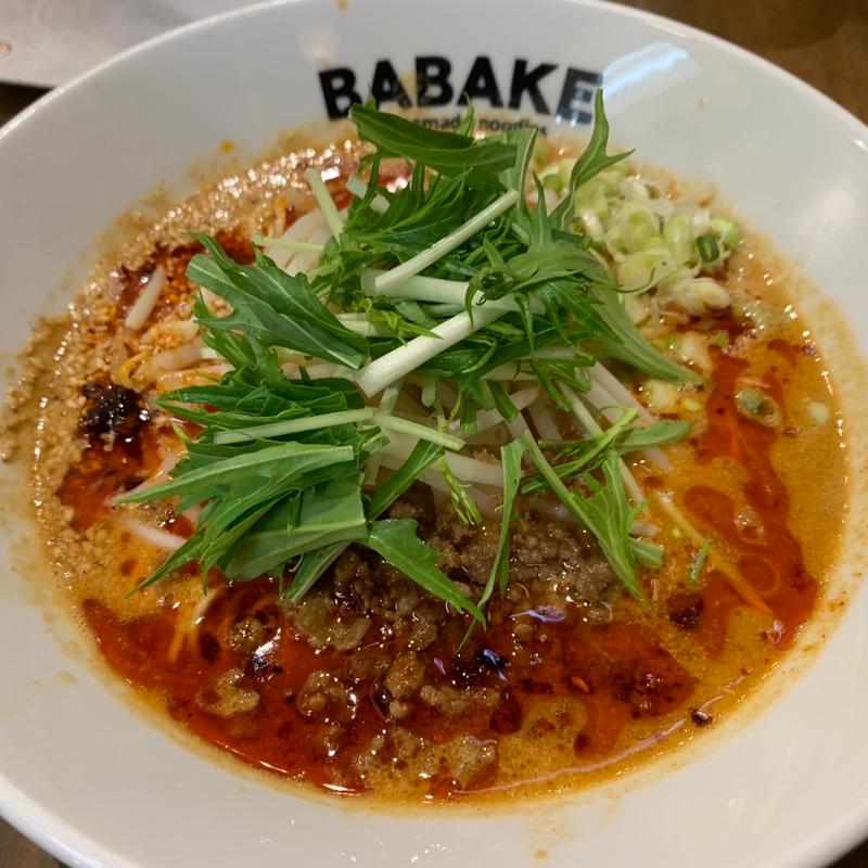麻辣担々麺(BABAKE 長崎街道かもめ市場店)