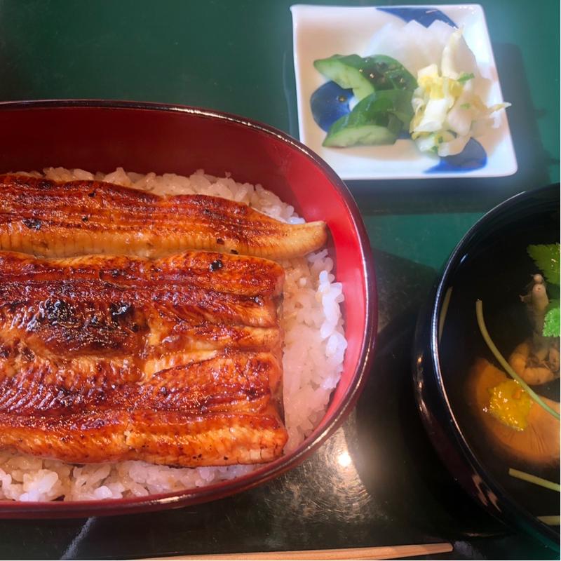 うな重と肝吸い(うなぎ屋 廣川 （ひろかわ）)