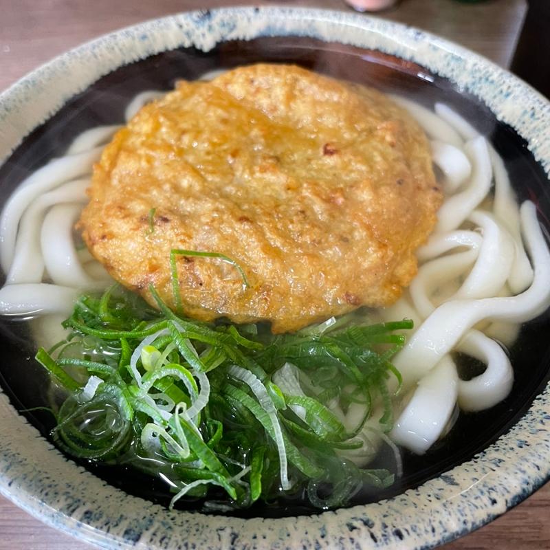 丸天うどん（いわし）(めしそばうどん 吉田屋)