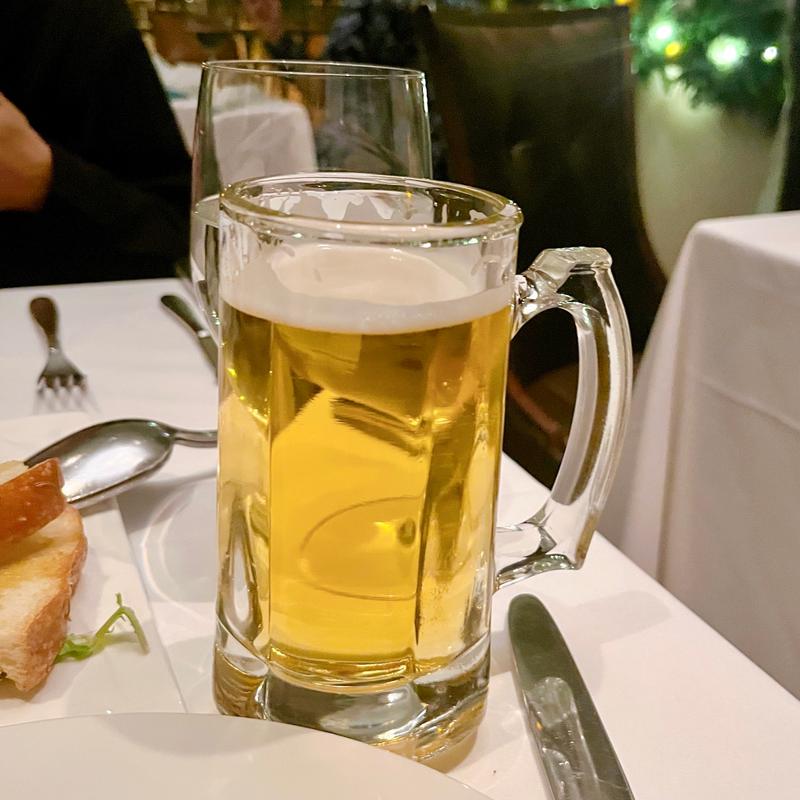 生ビール(ベンジャミン ステーキハウス)