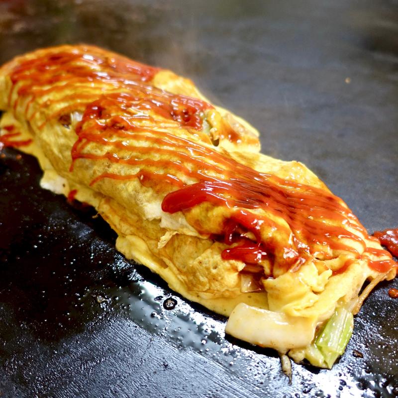 ミックスオムそば（お持ち帰り）(お好み焼き 富久)