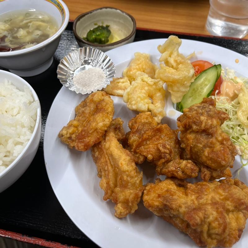 唐揚げ定食(幸梅軒)