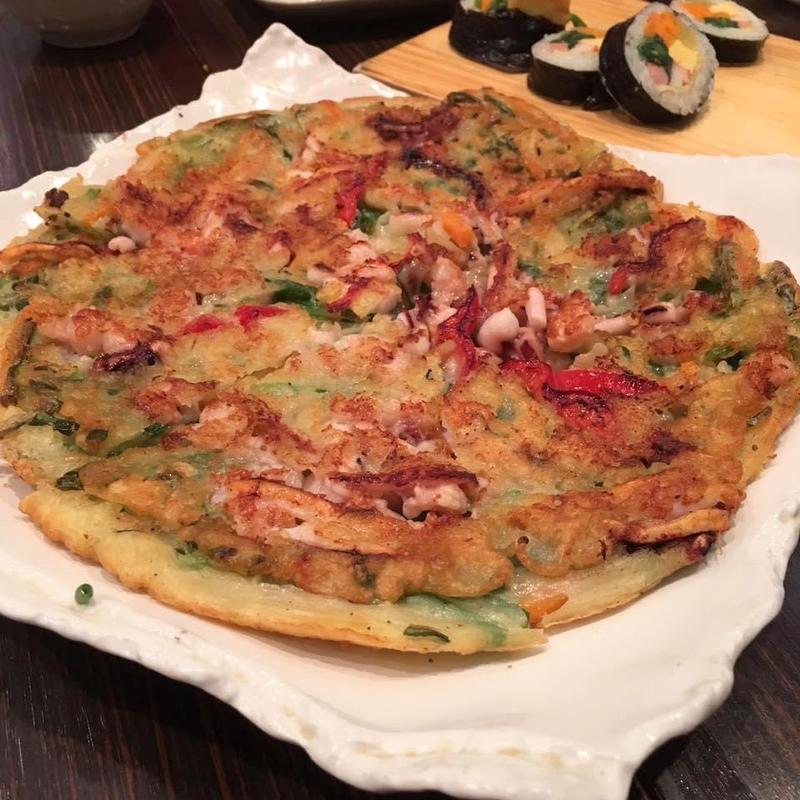 海鮮チヂミ(明洞のり巻き新大久保店)