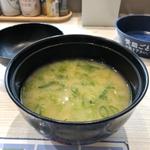 あおさ味噌汁(はま寿司 恵庭店)