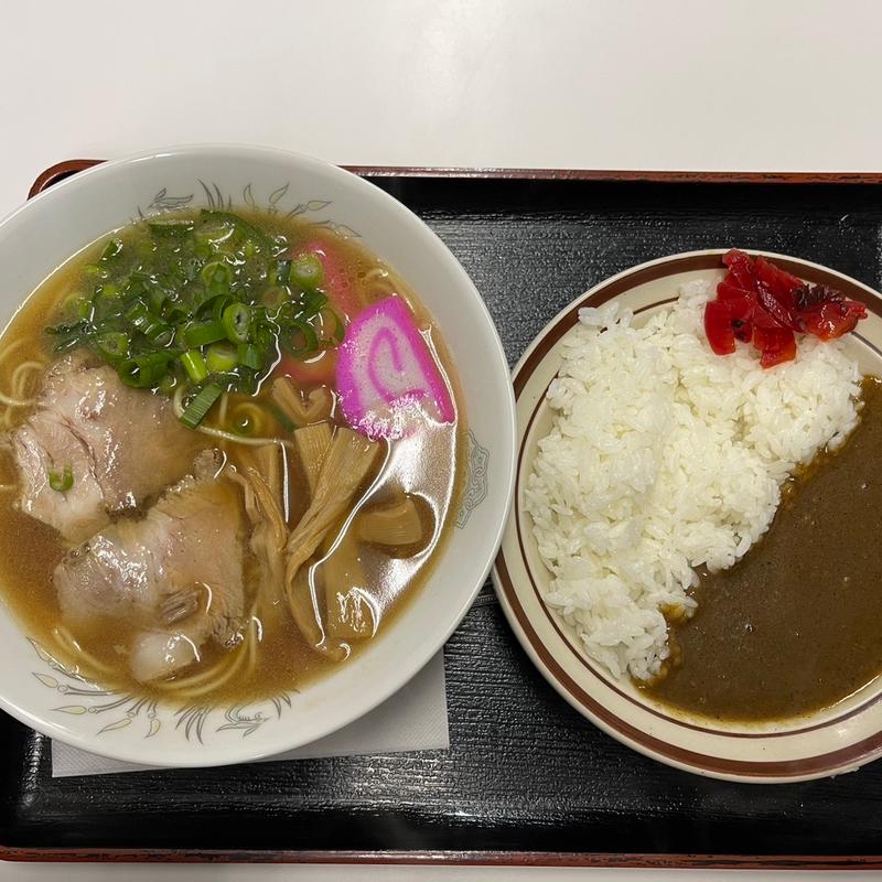 中華そば　カレーライス半(キャッスル)