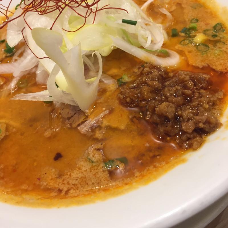 海老味噌坦々麺(中華そばムタヒロ　拝島駅店)