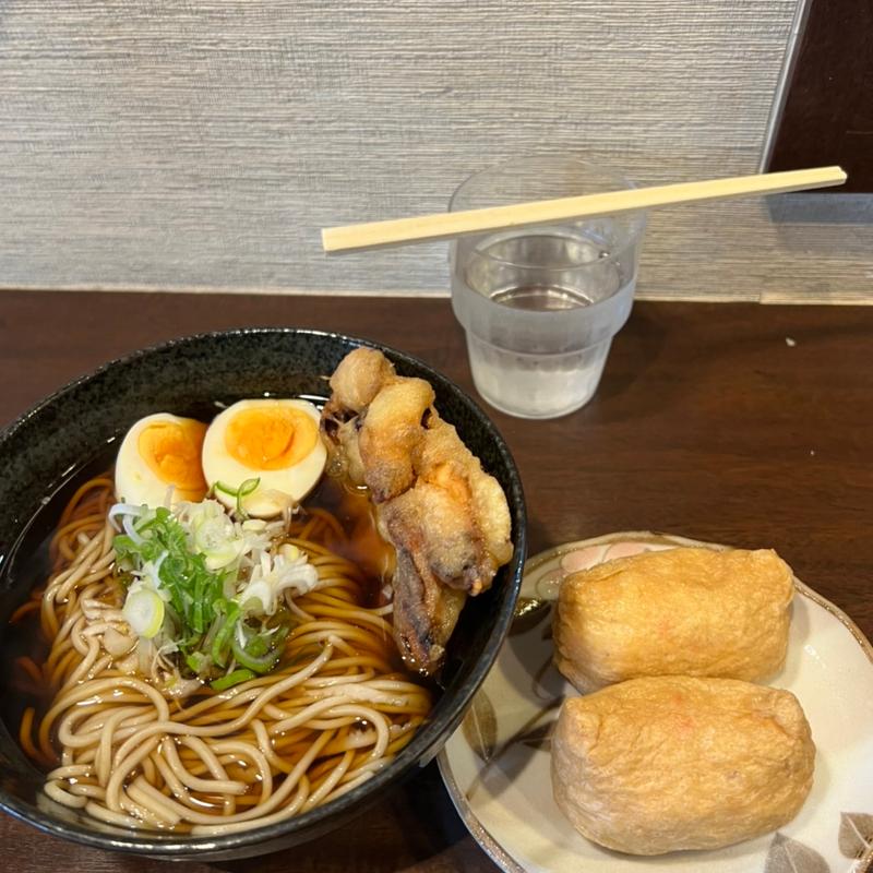 ゲソ天そば(そば滝)