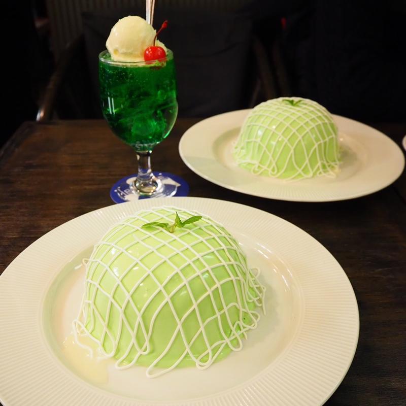 メロンパンケーキ(喫茶 ブリッヂ)