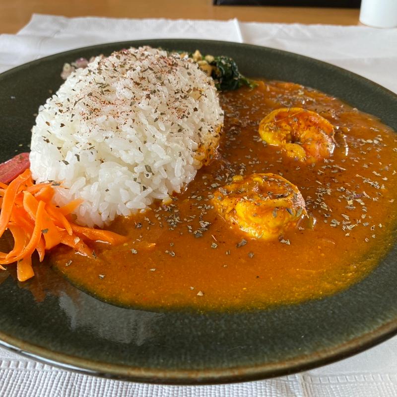 エビのスパイシーカレー(マサラガーデン)