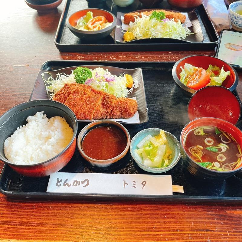 ロースカツ定食(とんかつトミタ)