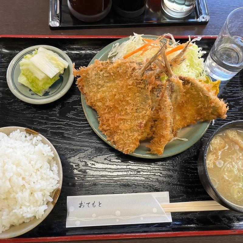 アジフライ定食(丸福)