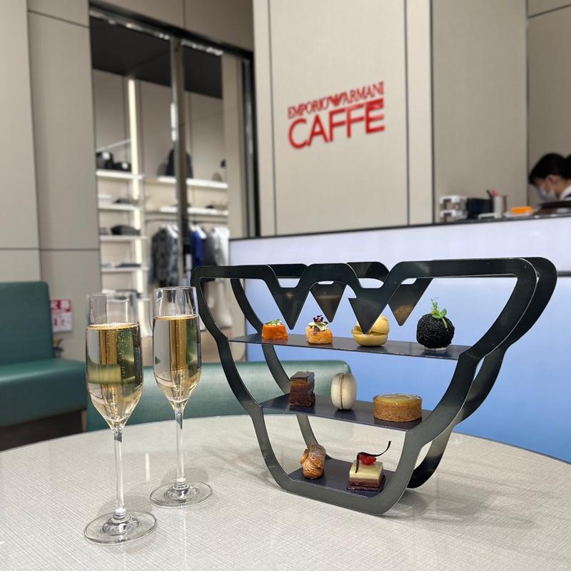 アフタヌーンティー(EMPORIO ARMANI CAFFÈ 心斎橋PARCO)