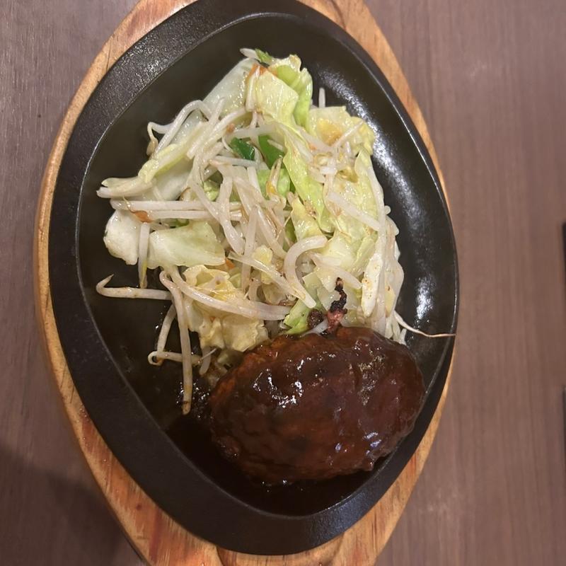 ハンバーグ焼きランチ(れすとらん仔馬 秋葉本店)