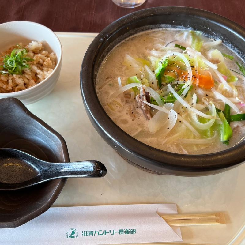 月例メニュー(石焼きちゃんぽん)(滋賀カントリー倶楽部レストラン )