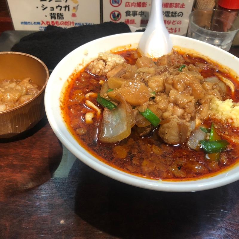 辛いスタ満ソバ(元祖スタミナ満点ラーメン すず鬼)