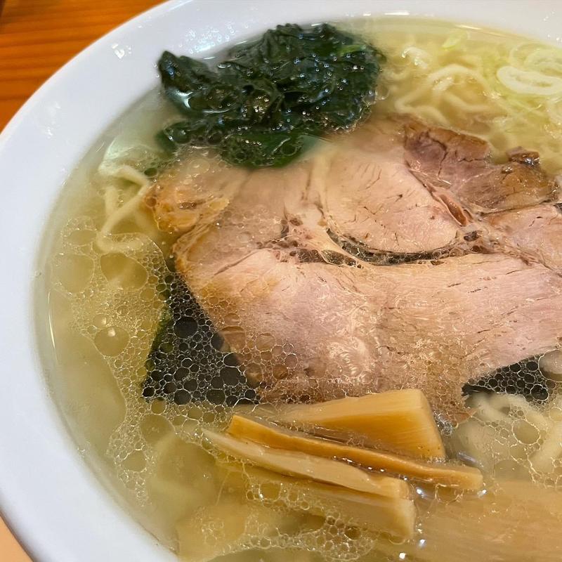 天然塩らーめん(新宿めんや 風花)