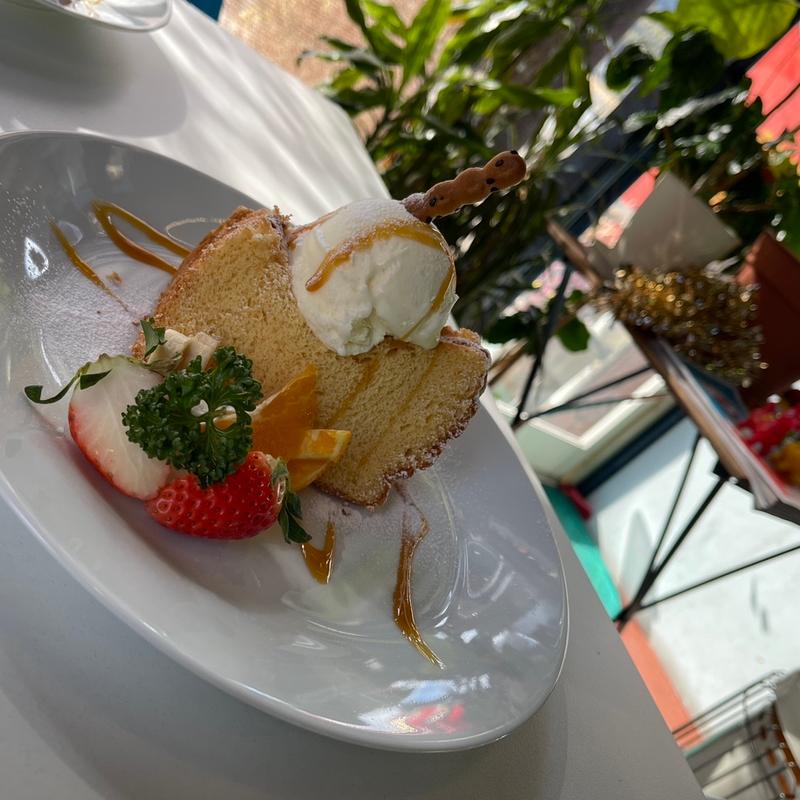 食後の甘いものset(Nature Café M’s Nest)