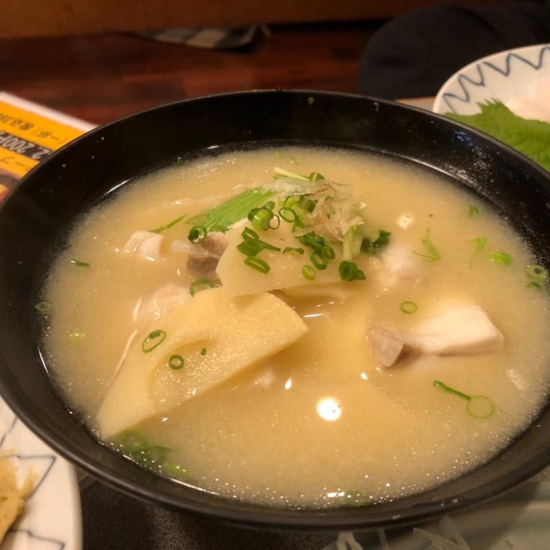 ひかりセット（クエの味噌汁）(博多味処 ひかり)