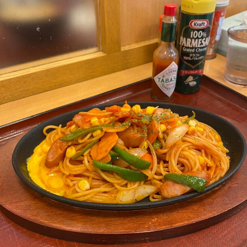 鉄板ナポリタン(こかげ亭 入野パーキングエリア下り店 )